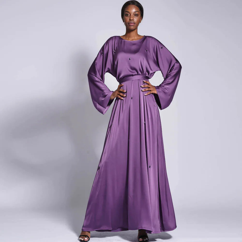 Modest Kaftan Long Sleeve Dress Abaya