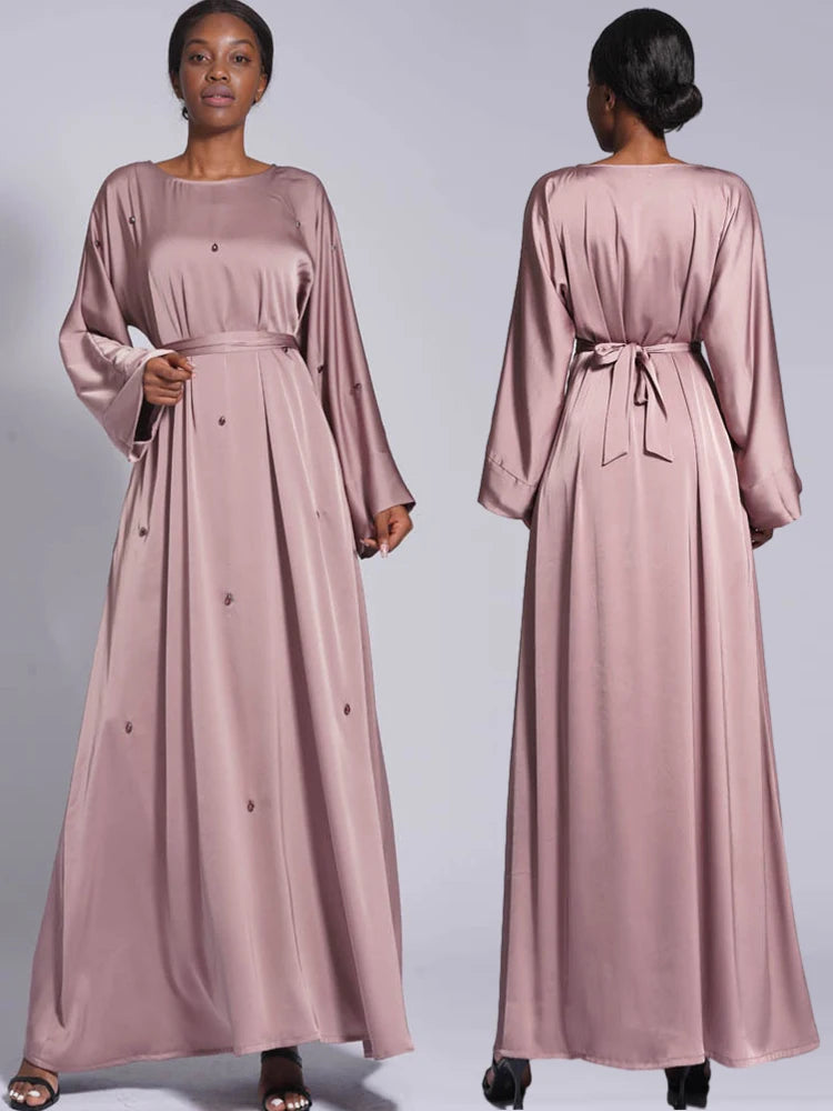 Modest Kaftan Long Sleeve Dress Abaya