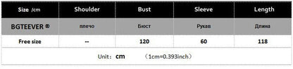 Long Sleeve A-Line Dress – Mid-Long Loose Turtleneck Dress