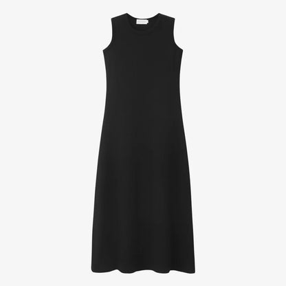 Ribbed Wrap Top & A-Line Maxi Dress Set