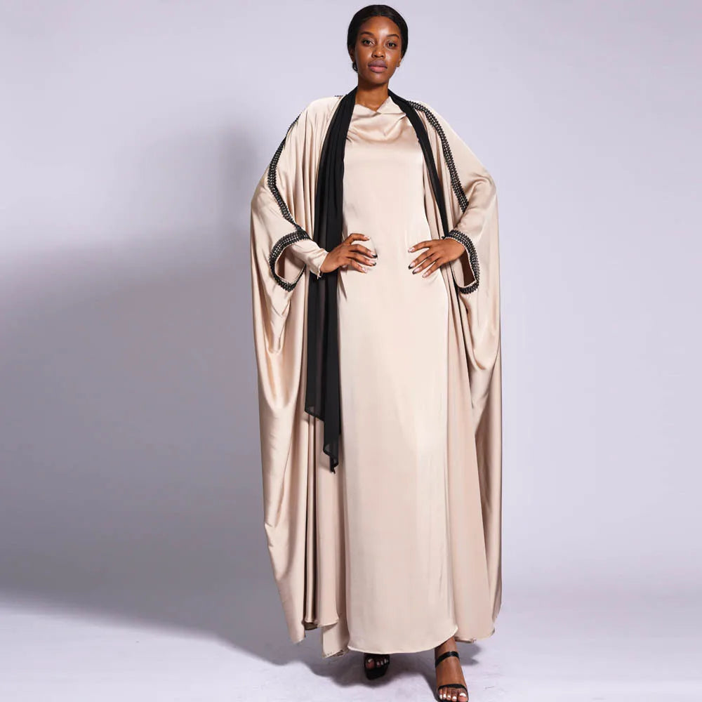 2 Piece Set Abaya Dress Kaftan