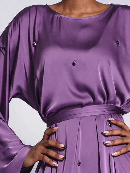 Modest Kaftan Long Sleeve Dress Abaya
