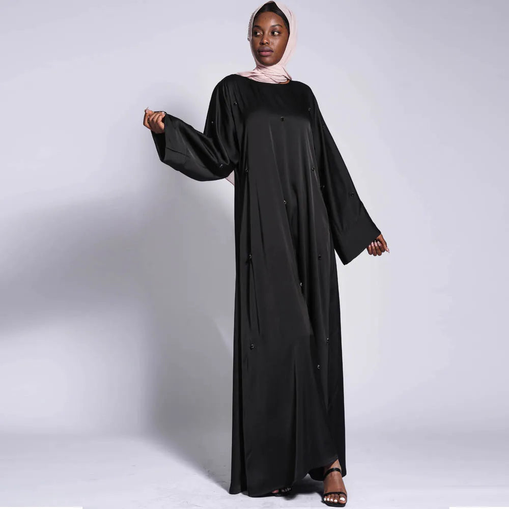 Modest Kaftan Long Sleeve Dress Abaya