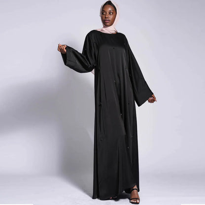 Modest Kaftan Long Sleeve Dress Abaya