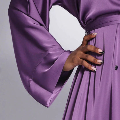 Modest Kaftan Long Sleeve Dress Abaya
