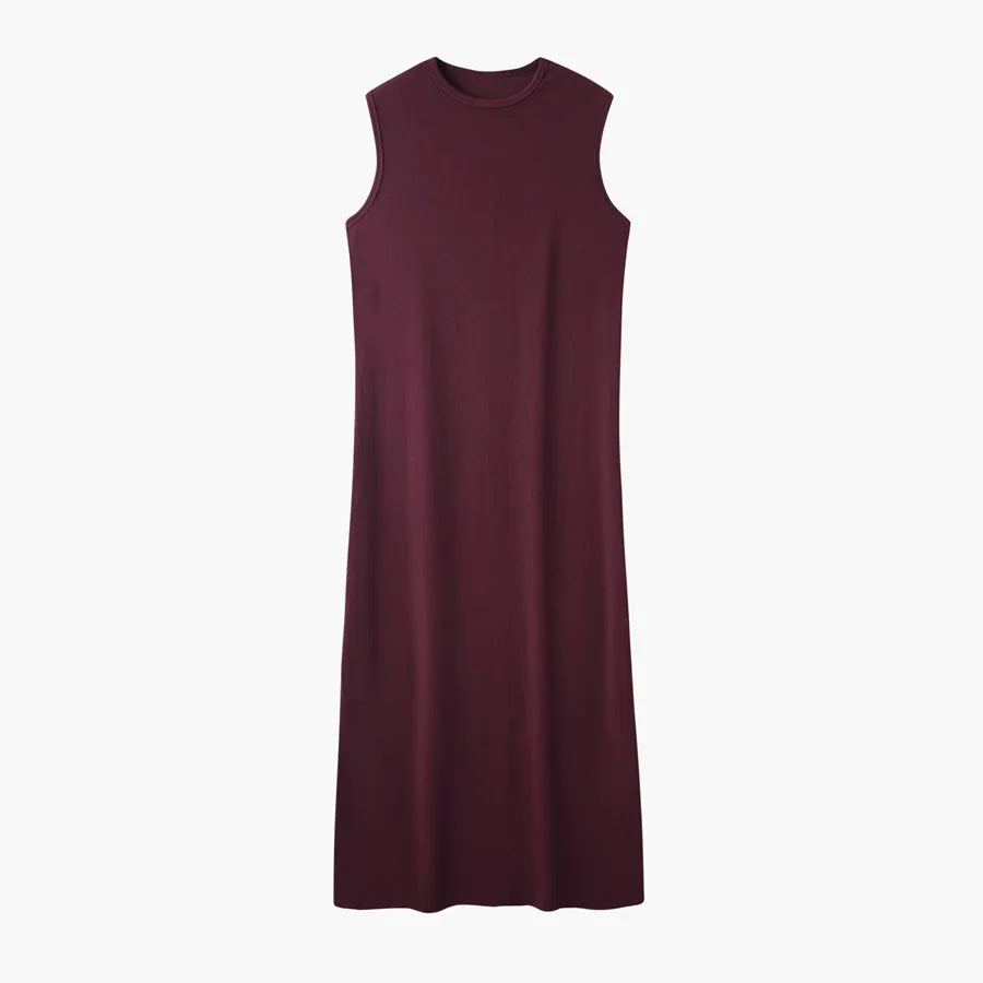 Casual Knit Cardigan Maxi Dress
