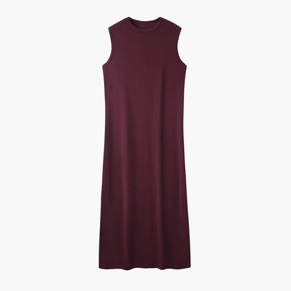 Casual Knit Cardigan Maxi Dress