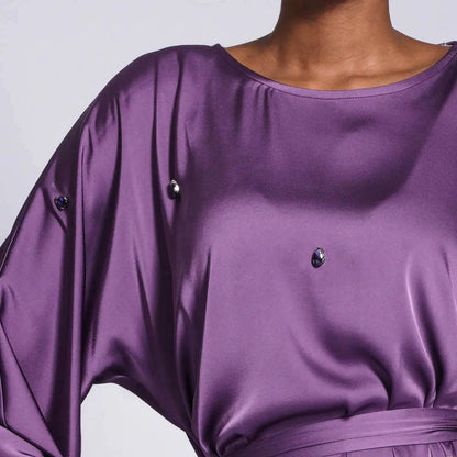 Modest Kaftan Long Sleeve Dress Abaya