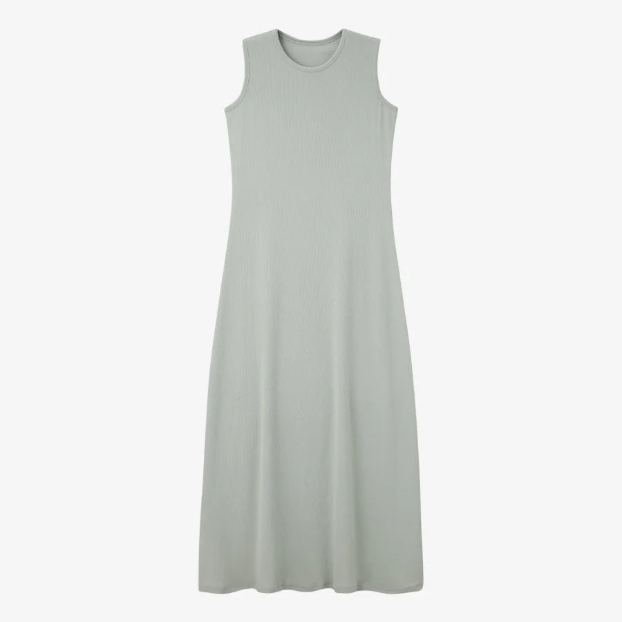 Ribbed Wrap Top & A-Line Maxi Dress Set