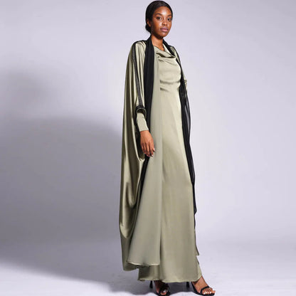 2 Piece Set Abaya Dress Kaftan
