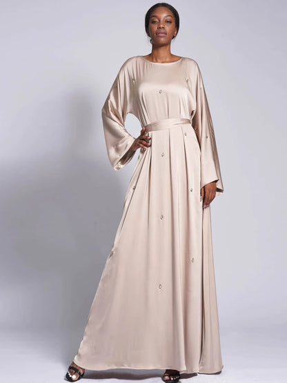 Modest Kaftan Long Sleeve Dress Abaya