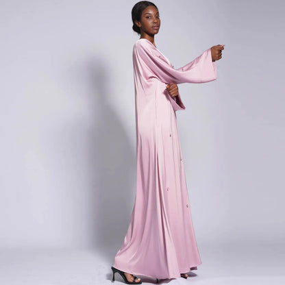 Modest Kaftan Long Sleeve Dress Abaya
