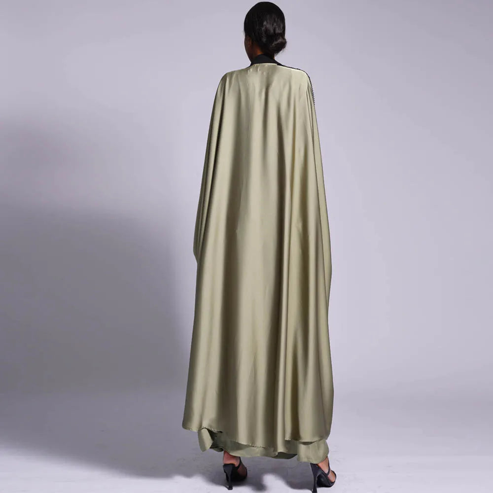 2 Piece Set Abaya Dress Kaftan