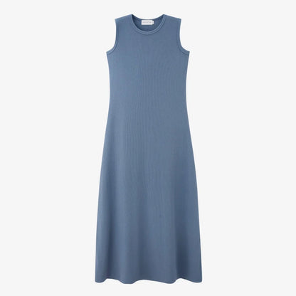 Ribbed Wrap Top & A-Line Maxi Dress Set