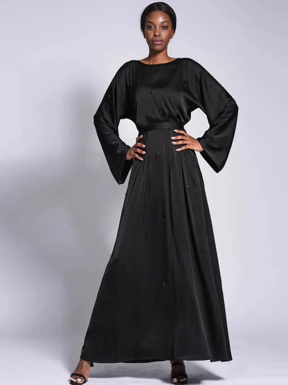 Modest Kaftan Long Sleeve Dress Abaya