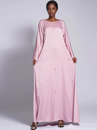 Modest Kaftan Long Sleeve Dress Abaya