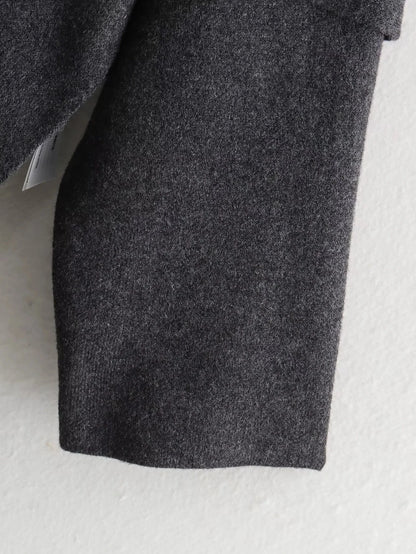 Scarf Coat Long Sleeve Knitted Asymmetric Jacket – Casual Streetwear Coat