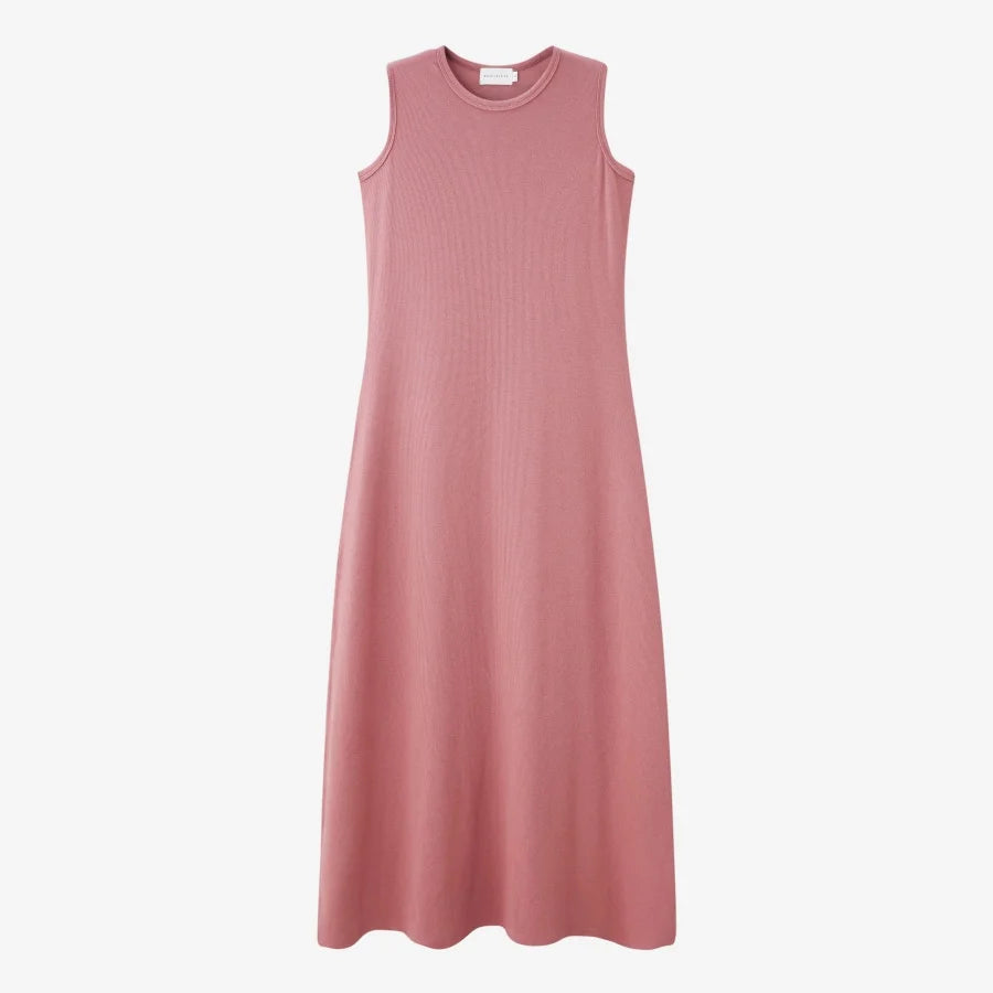 Ribbed Wrap Top & A-Line Maxi Dress Set