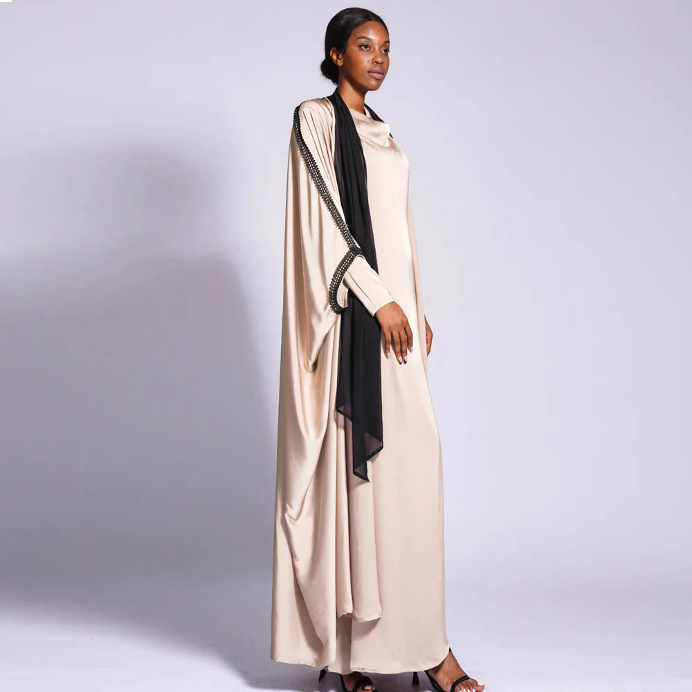 2 Piece Set Abaya Dress Kaftan