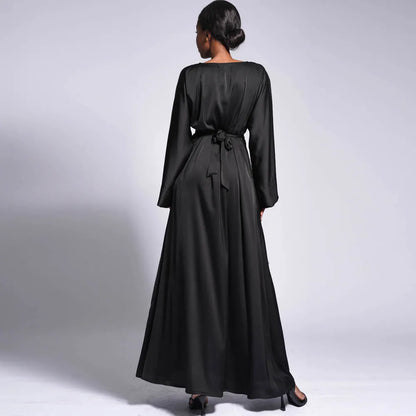 Modest Kaftan Long Sleeve Dress Abaya