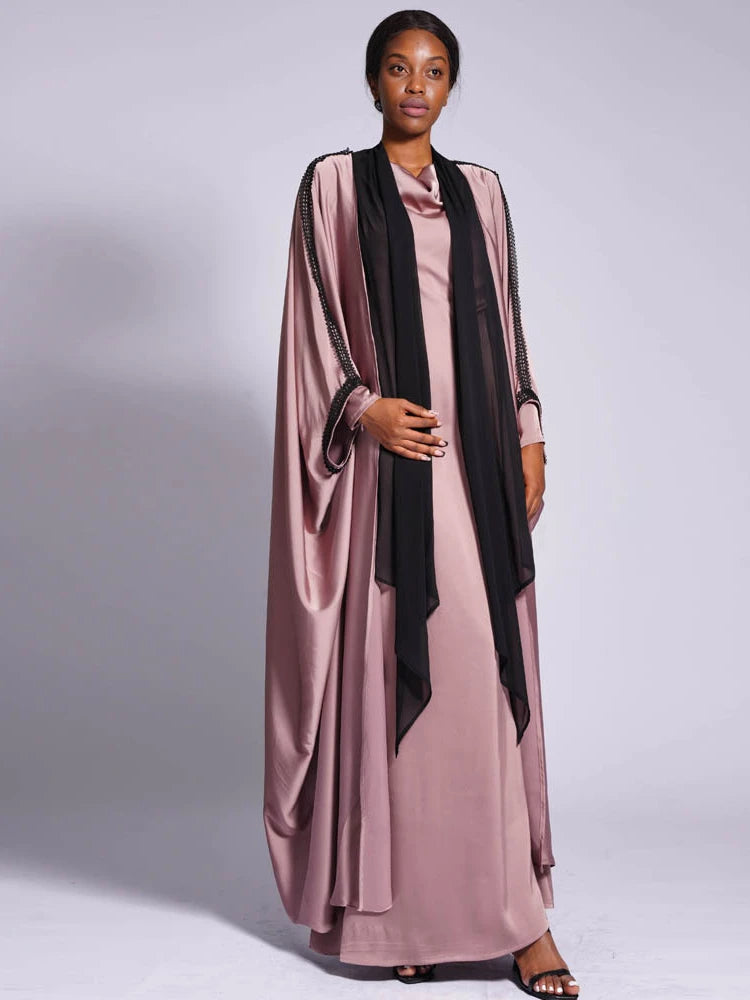 2 Piece Set Abaya Dress Kaftan