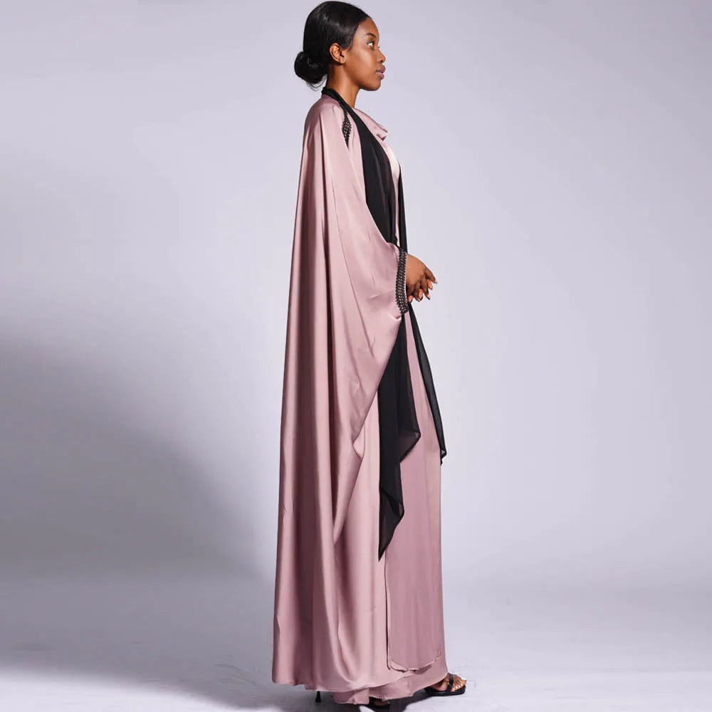 2 Piece Set Abaya Dress Kaftan