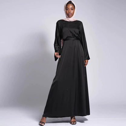 Modest Kaftan Long Sleeve Dress Abaya
