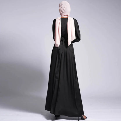 Modest Kaftan Long Sleeve Dress Abaya