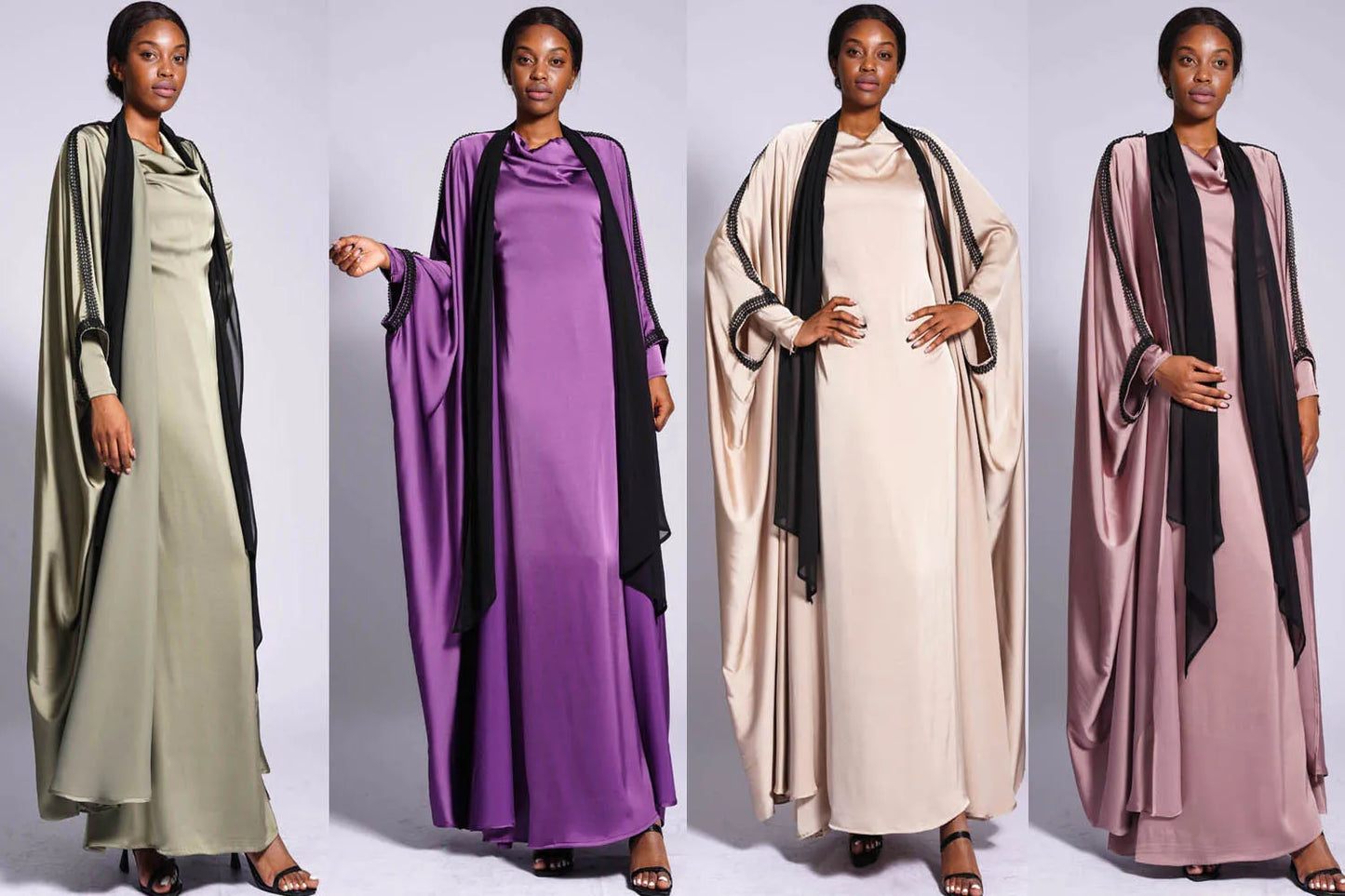 2 Piece Set Abaya Dress Kaftan