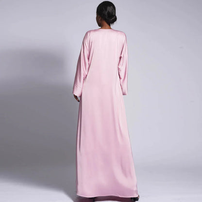Modest Kaftan Long Sleeve Dress Abaya