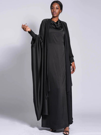 2 Piece Set Abaya Dress Kaftan