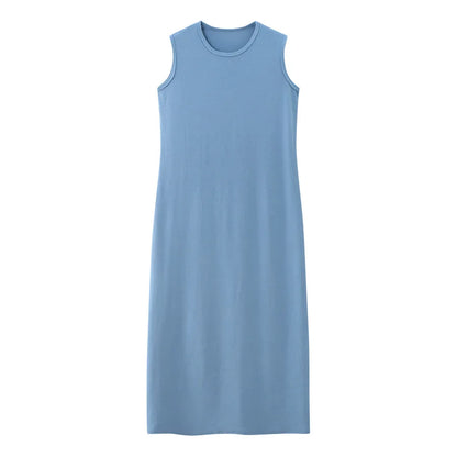 Casual Knit Cardigan Maxi Dress