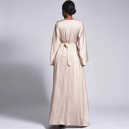 Modest Kaftan Long Sleeve Dress Abaya